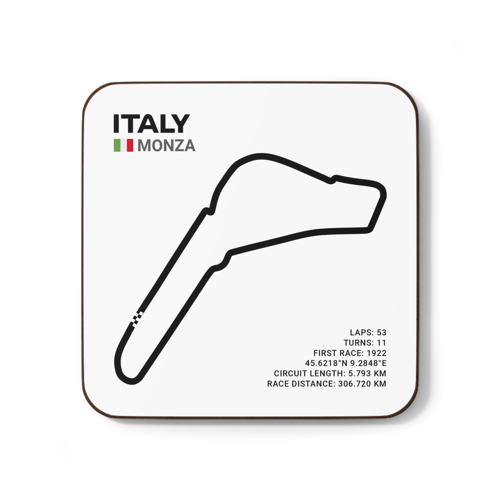 Monza Track Coaster