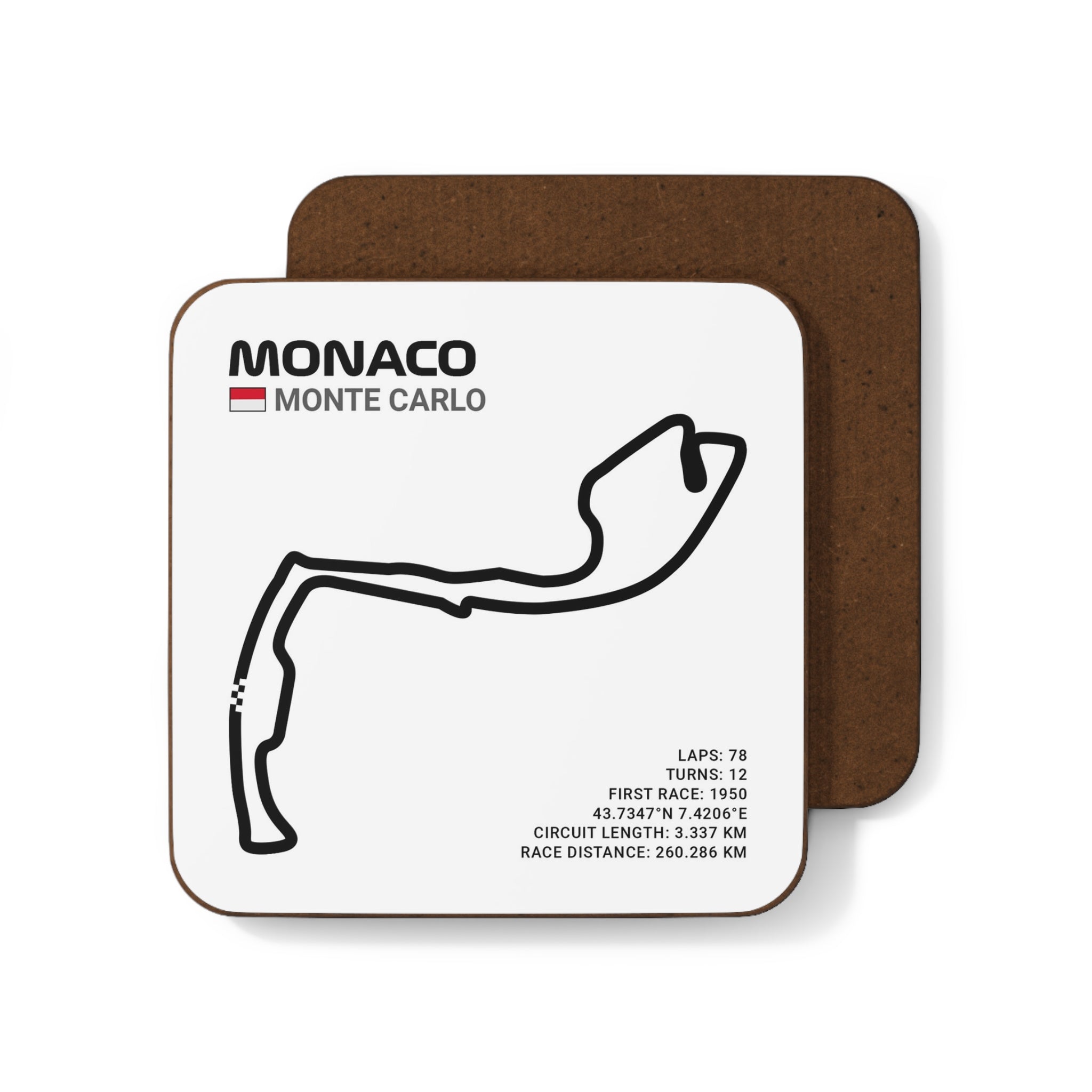 Monaco Race Track - Drink Coaster