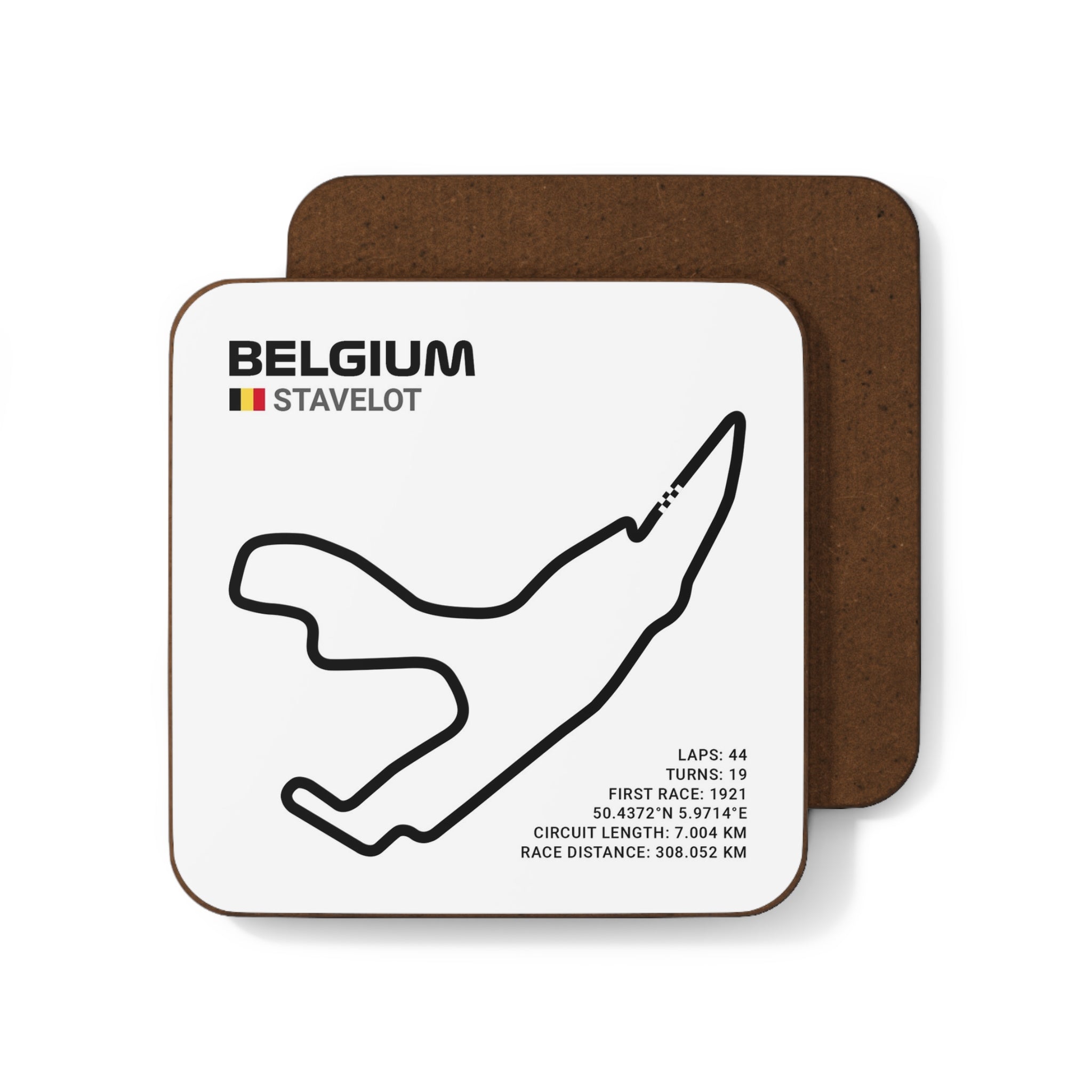 Spa Race Track - Drink Coaster