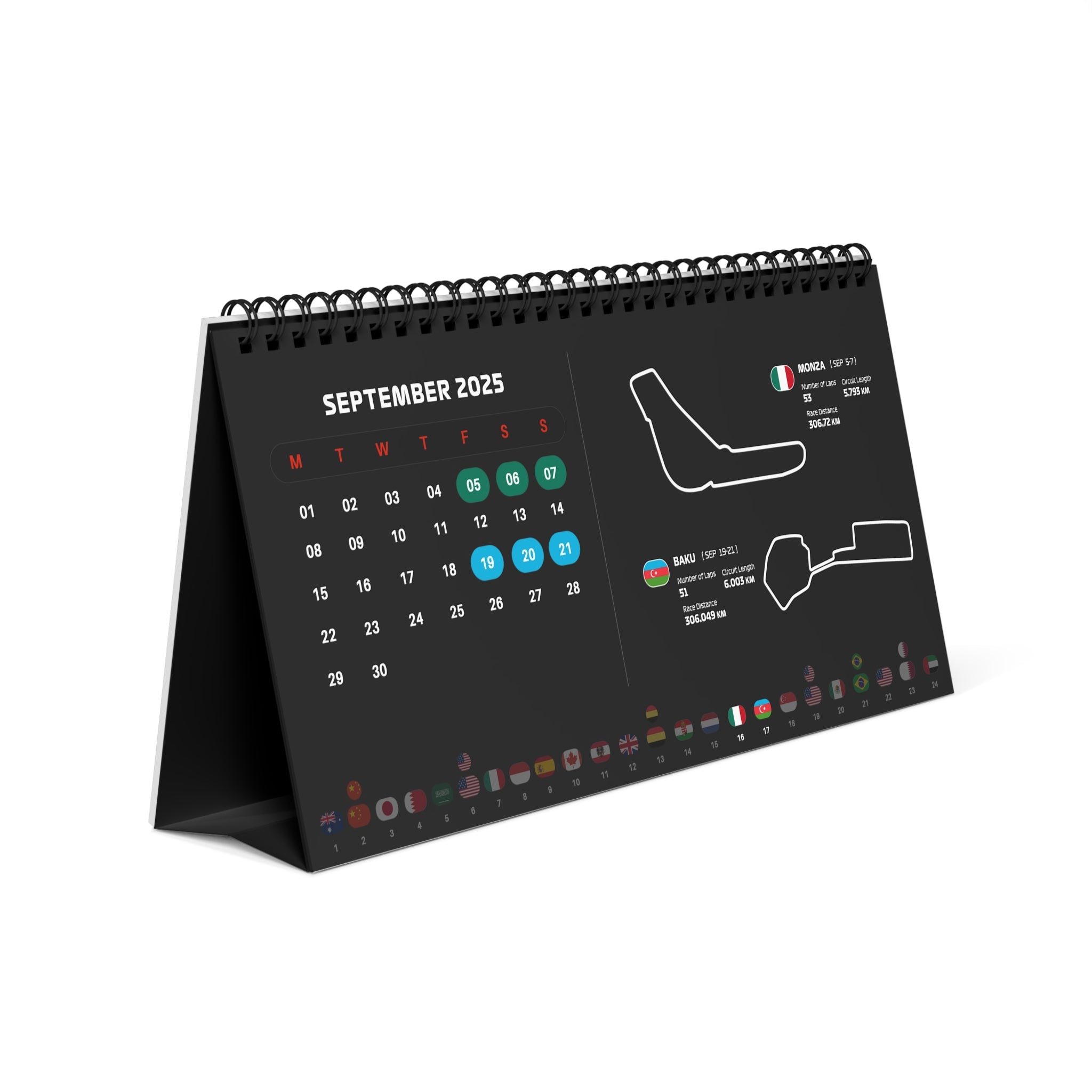 Race Season - GP Desk Calendar