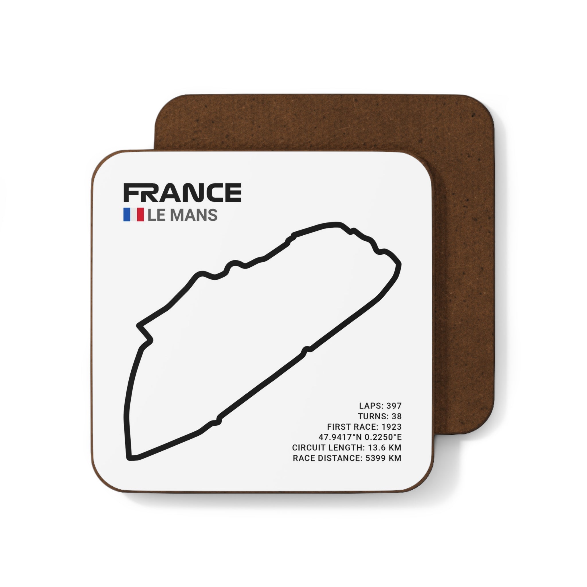 Le Mans Race Track - Drink Coaster