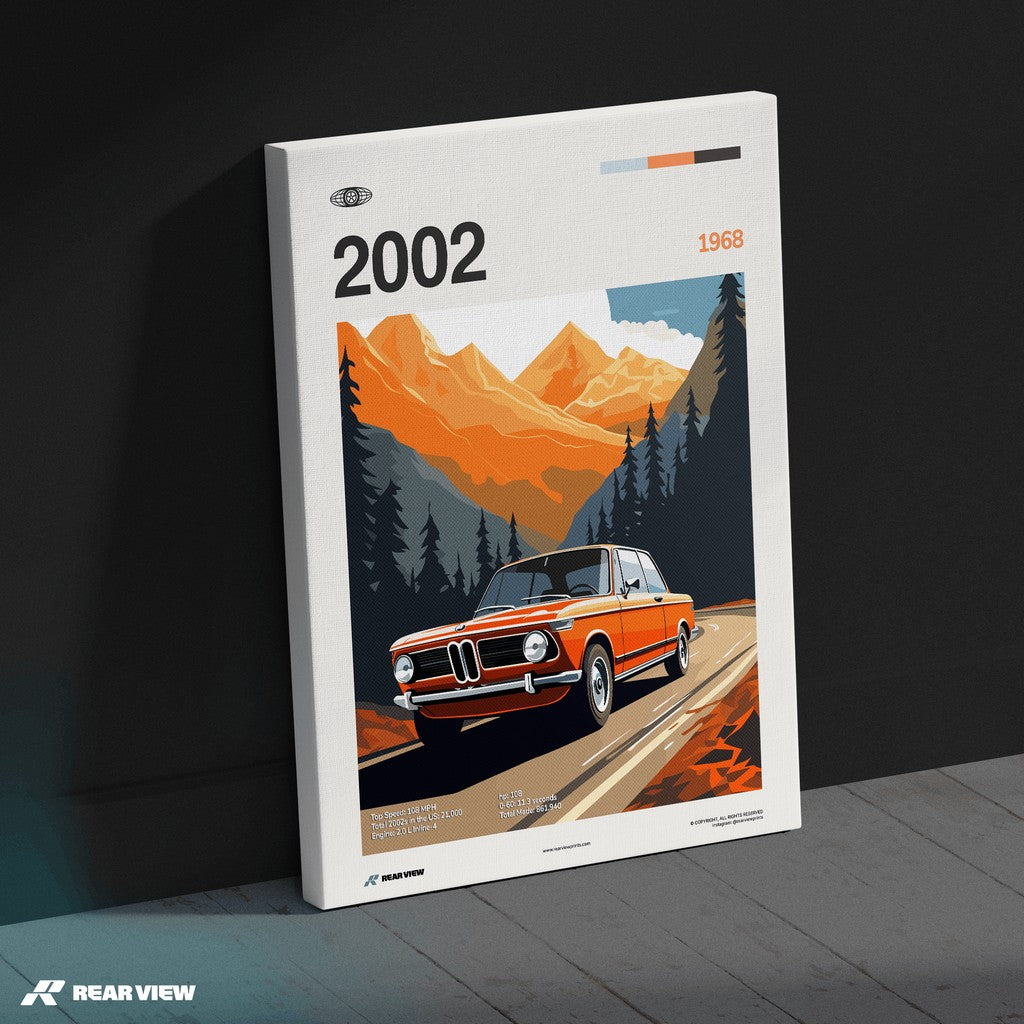 2002 1968 - Car Print
