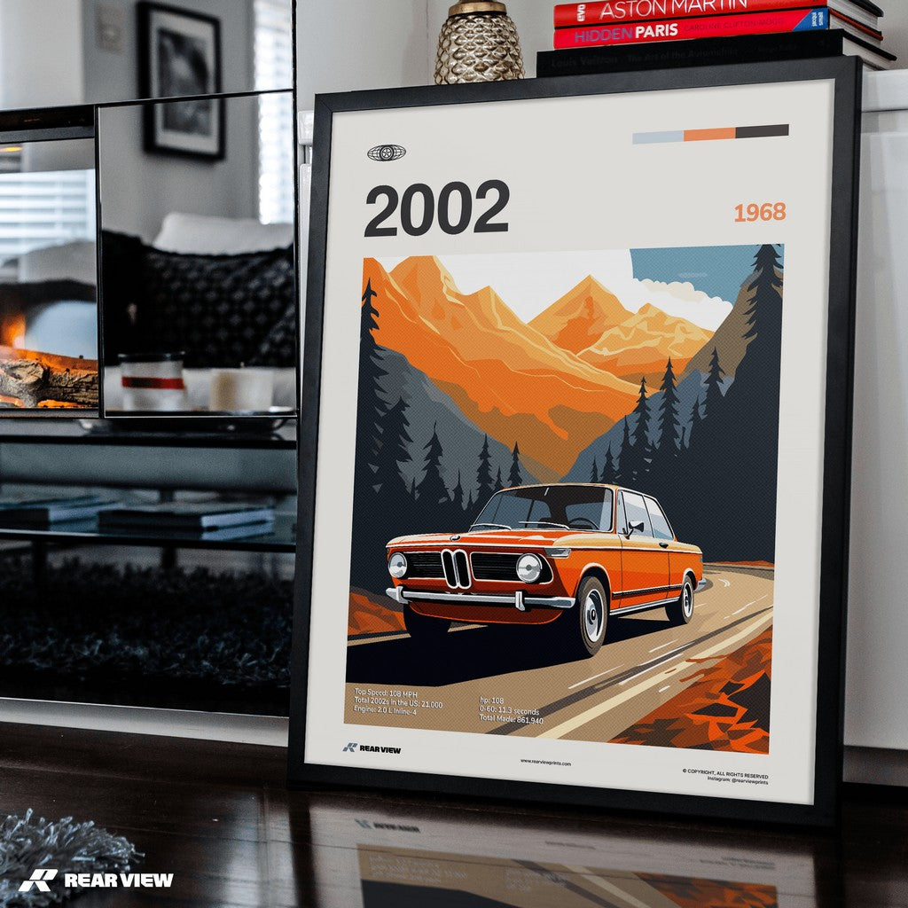 2002 1968 - Car Print
