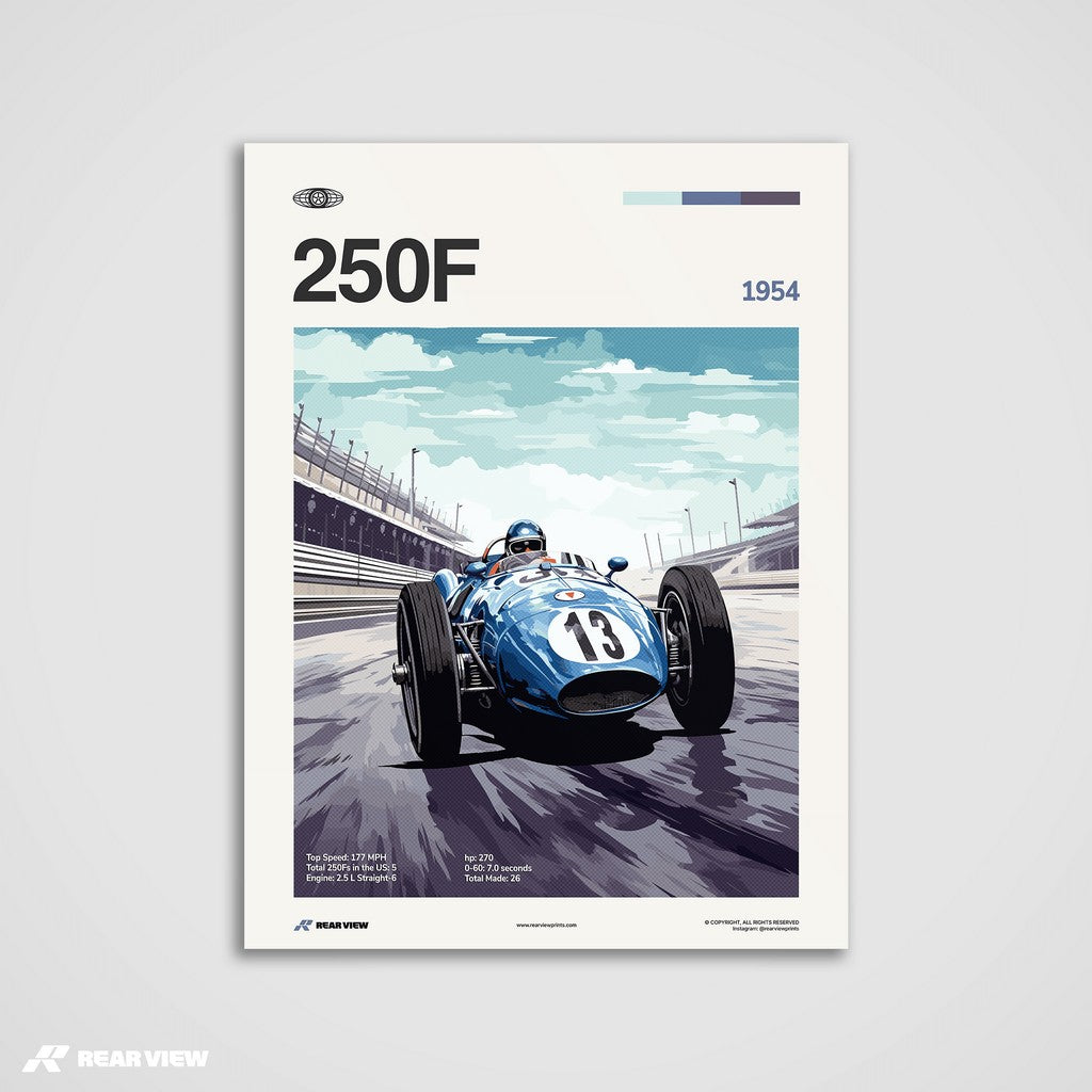 250F 1954 - Car Print