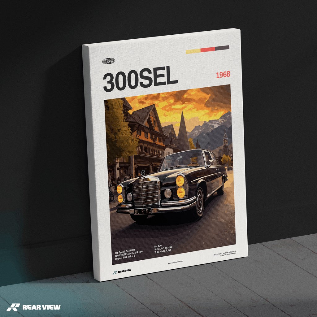 300 SEL 1968 - Car Print