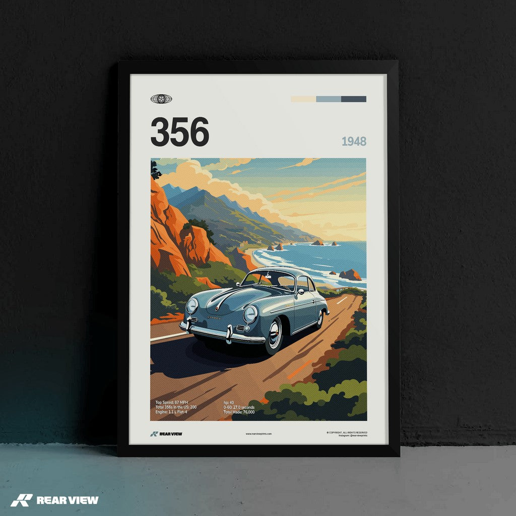 356 1948 - Car Print