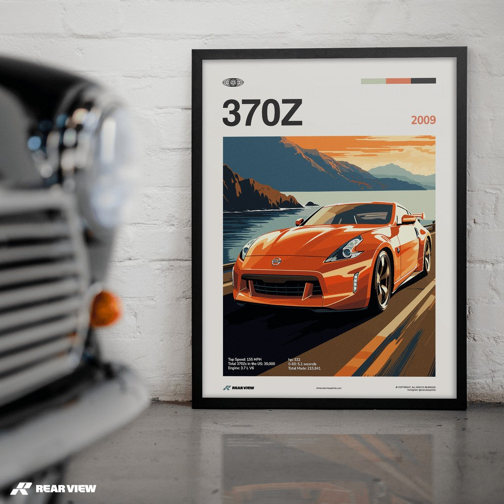 370z 2009 - Car Print