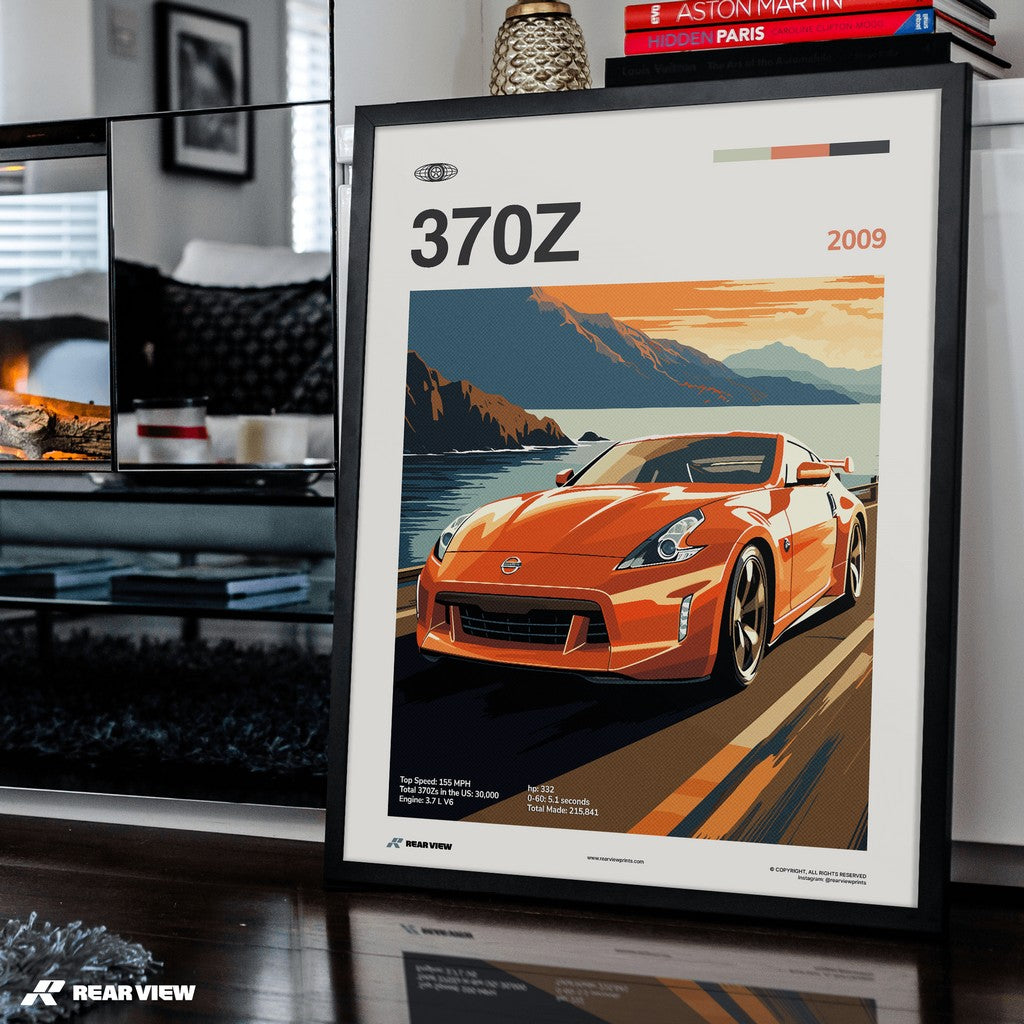 370z 2009 - Car Print