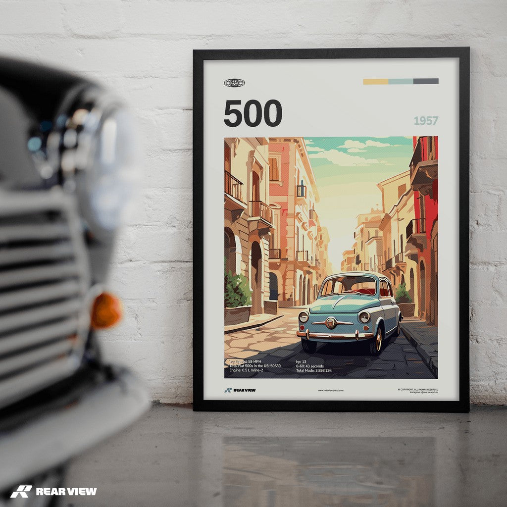 500 1957 - Car Print