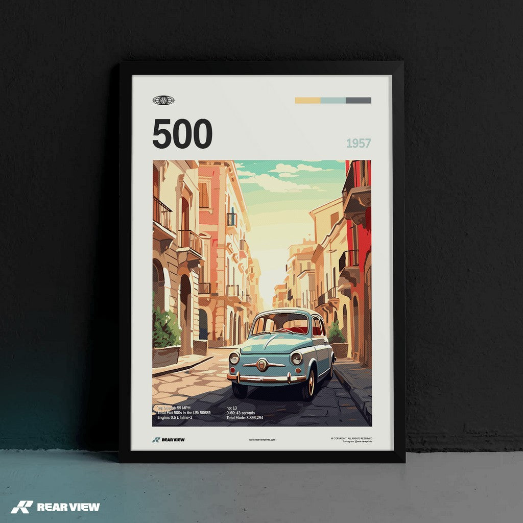 500 1957 - Car Print