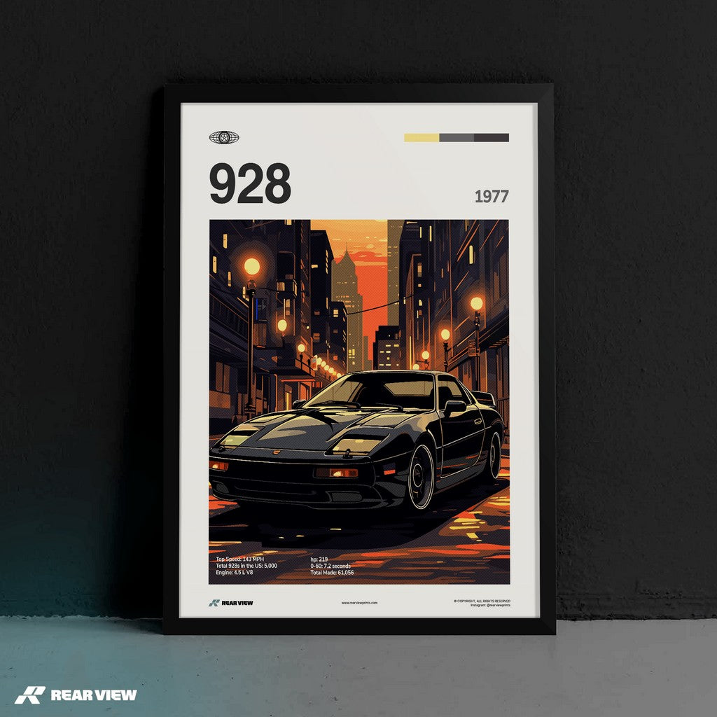 928 1977 - Car Print