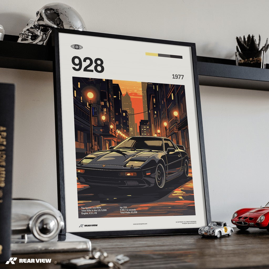 928 1977 - Car Print