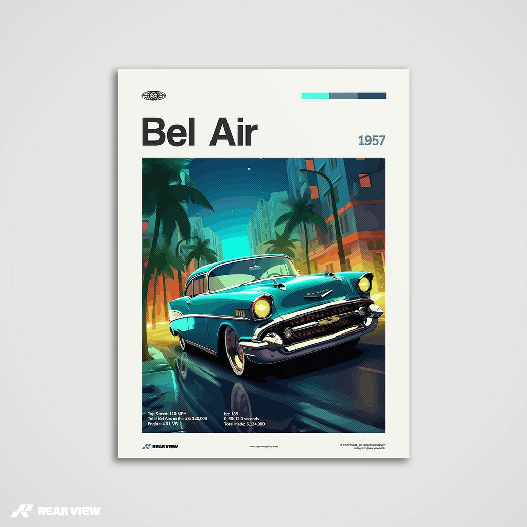 Bel Air 1957 - Car Print