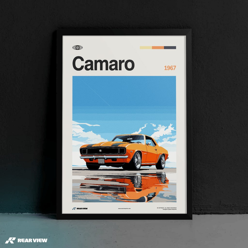 Camaro 1967 - Car Print
