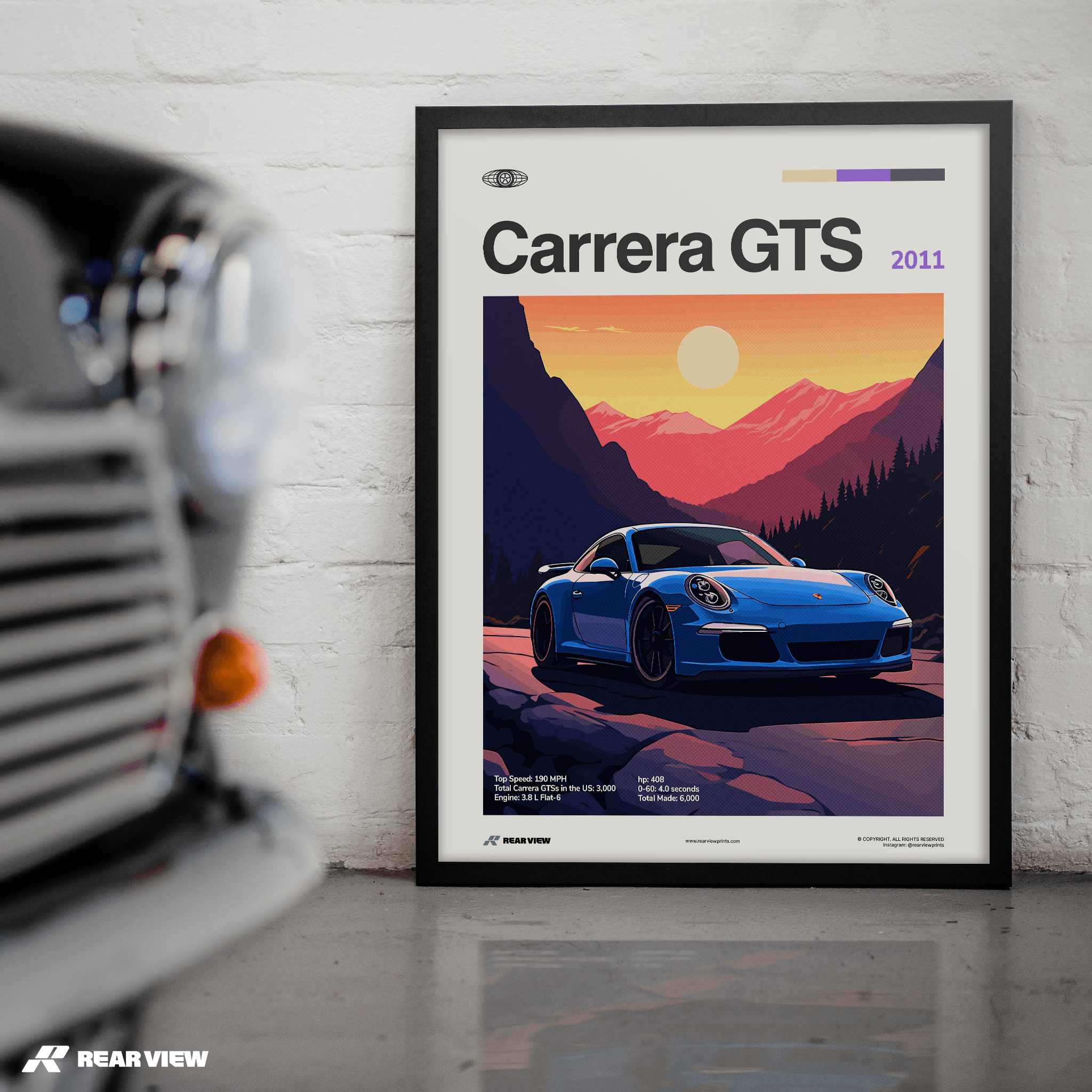 911 Carrera GTS 2011 - Car Print