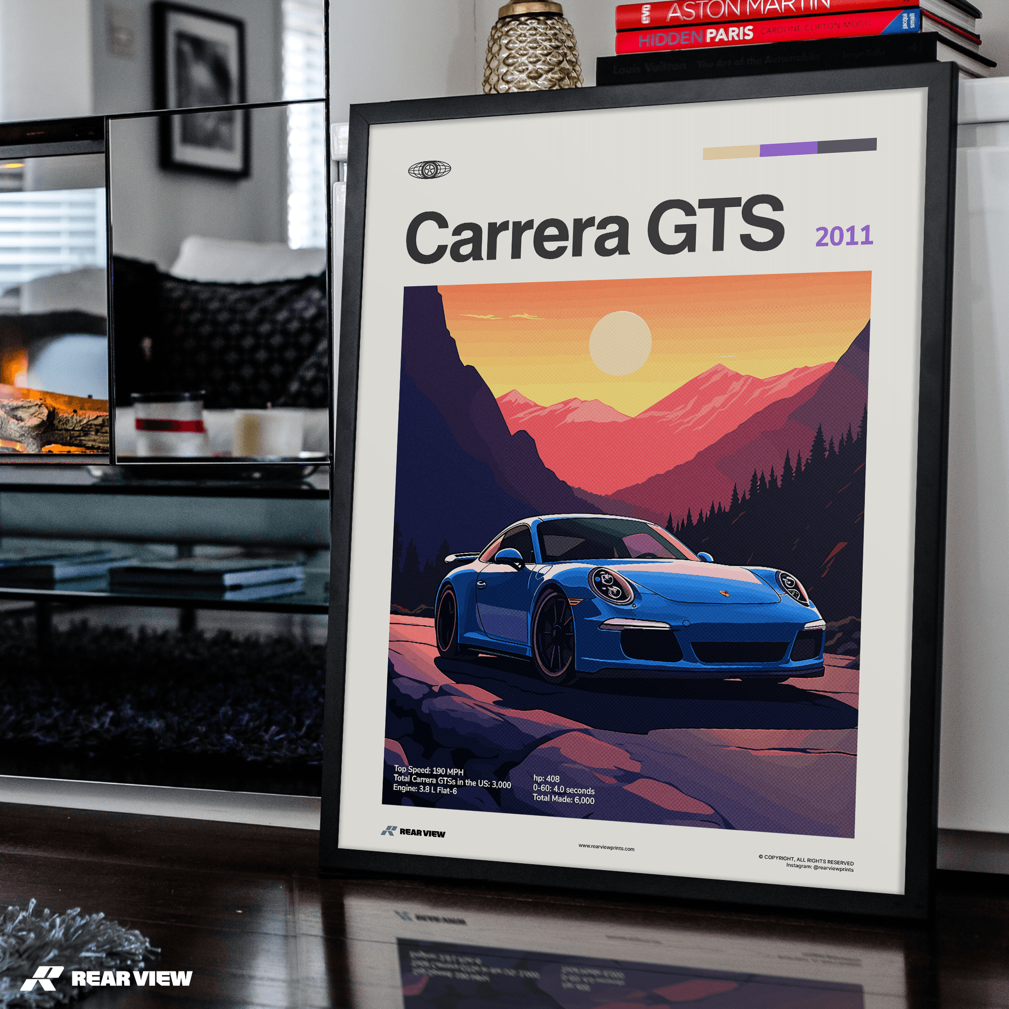 911 Carrera GTS 2011 - Car Print