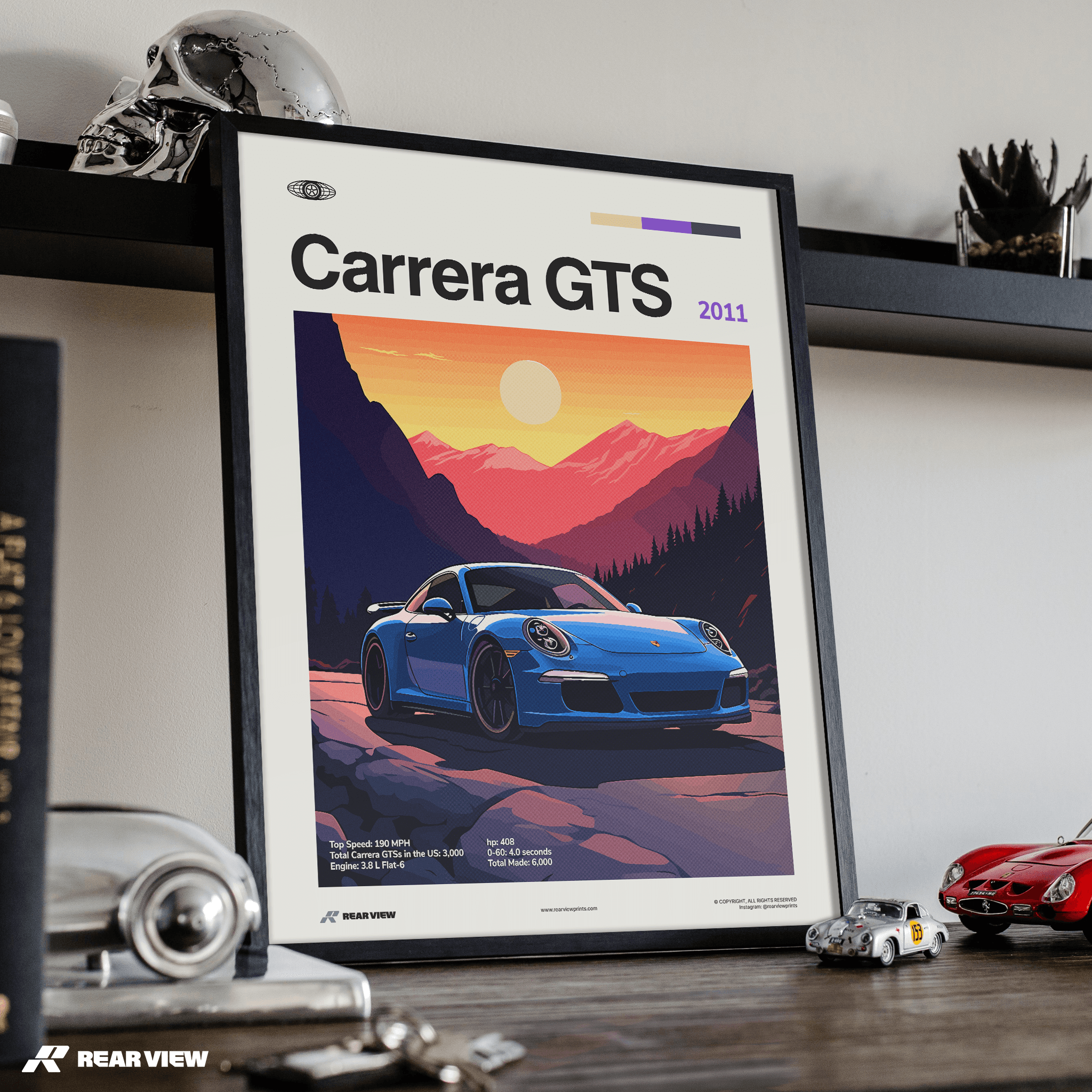 911 Carrera GTS 2011 - Car Print