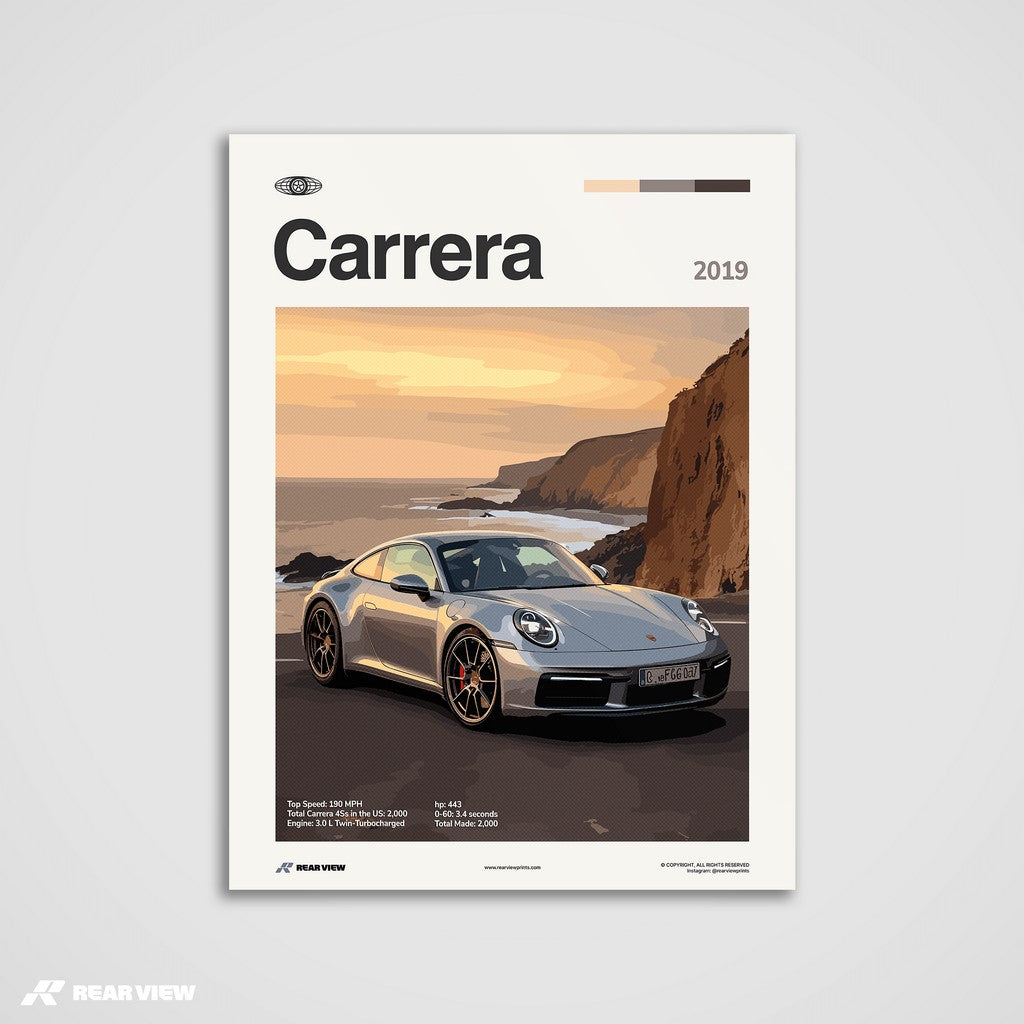 Carrera 2019 - Car Print