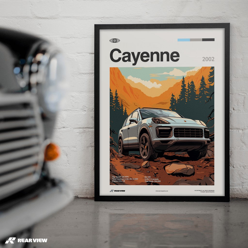 Cayenne 2002 - Car Print