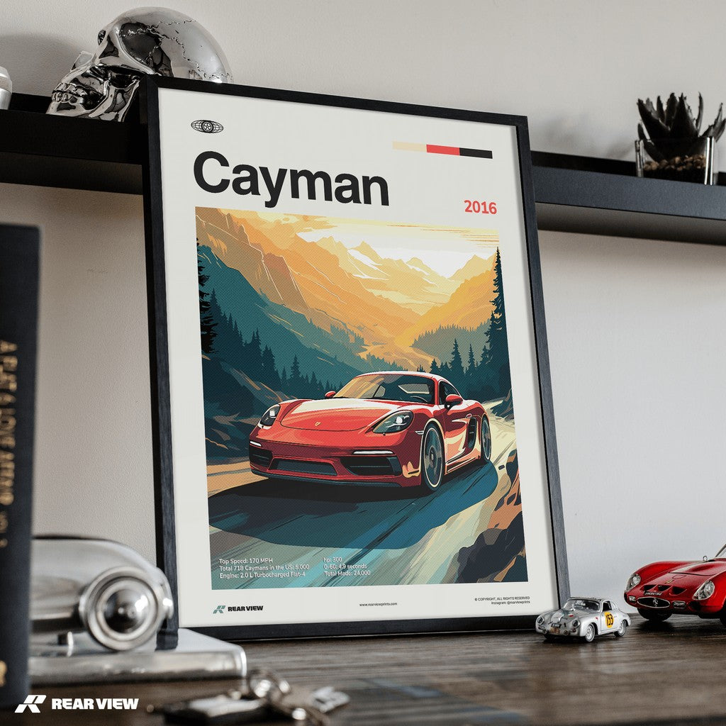 718 Cayman 2016 - Car Print