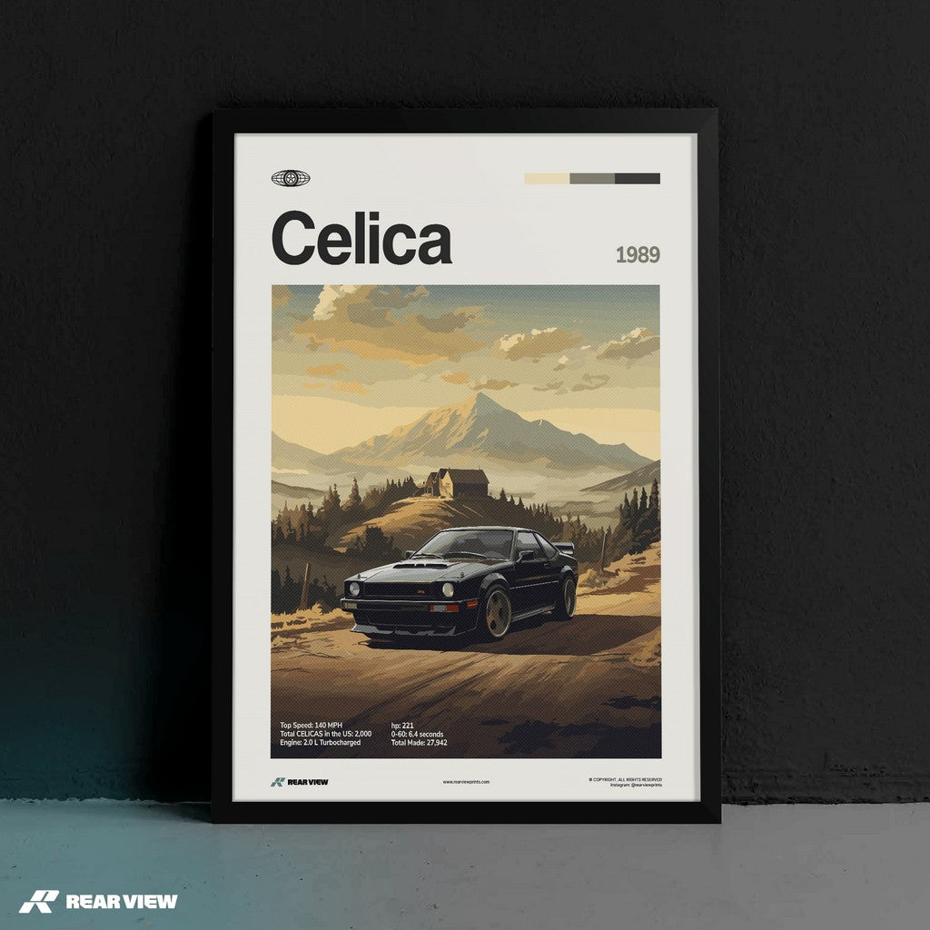 Celica 1989 - Car Print