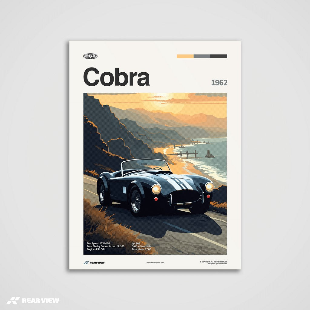 Cobra 1962 - Car Print