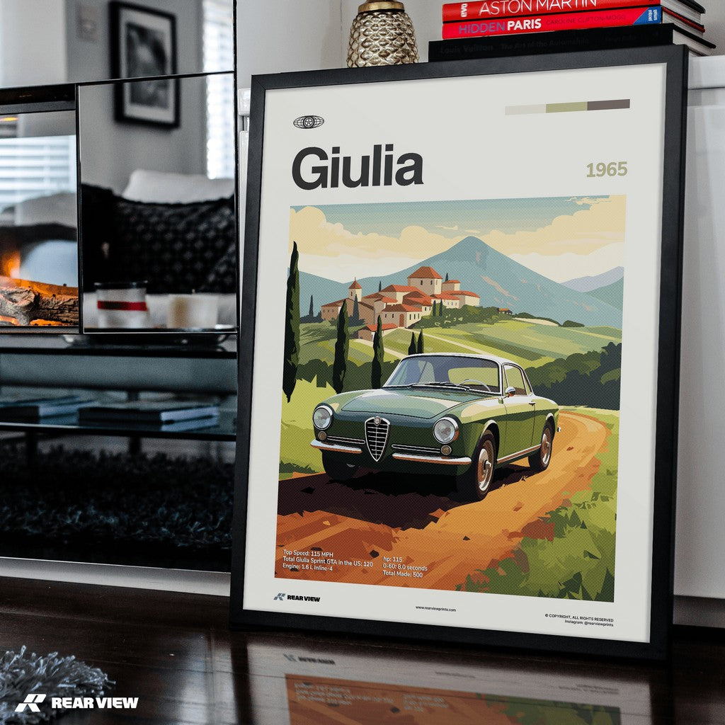 Giulia 1965 - Car Print