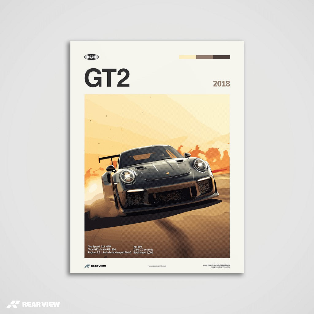 GT2 2018 - Car Print