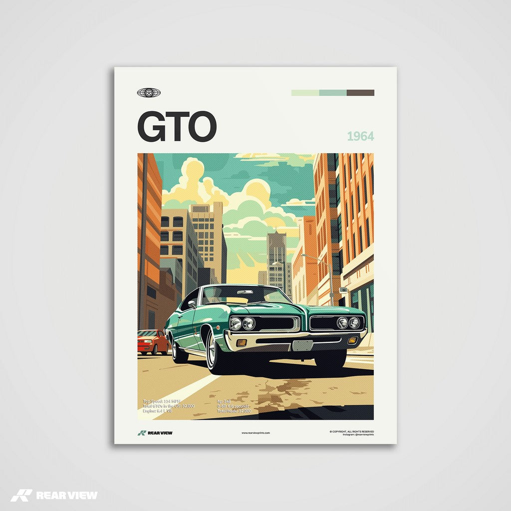 GTO 1964 - Car Print
