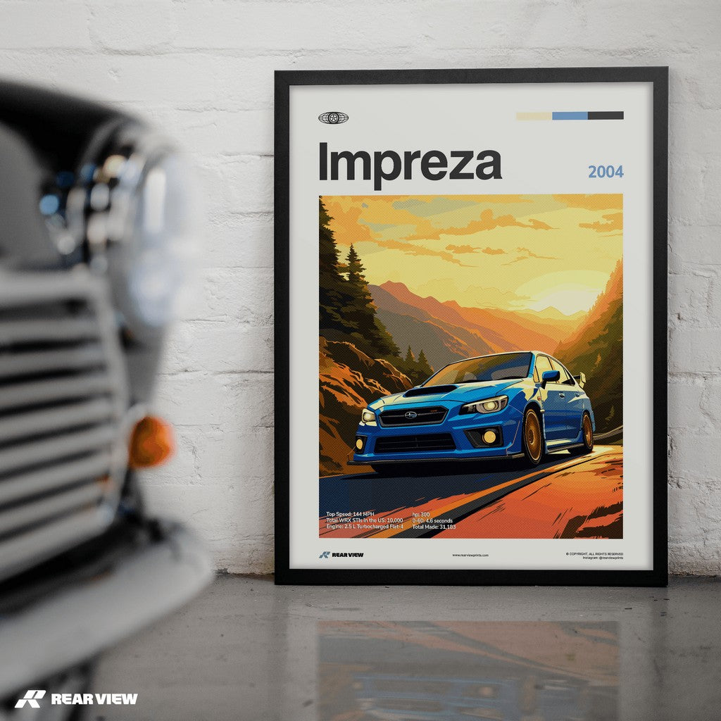 Impreza 2004 - Car Print