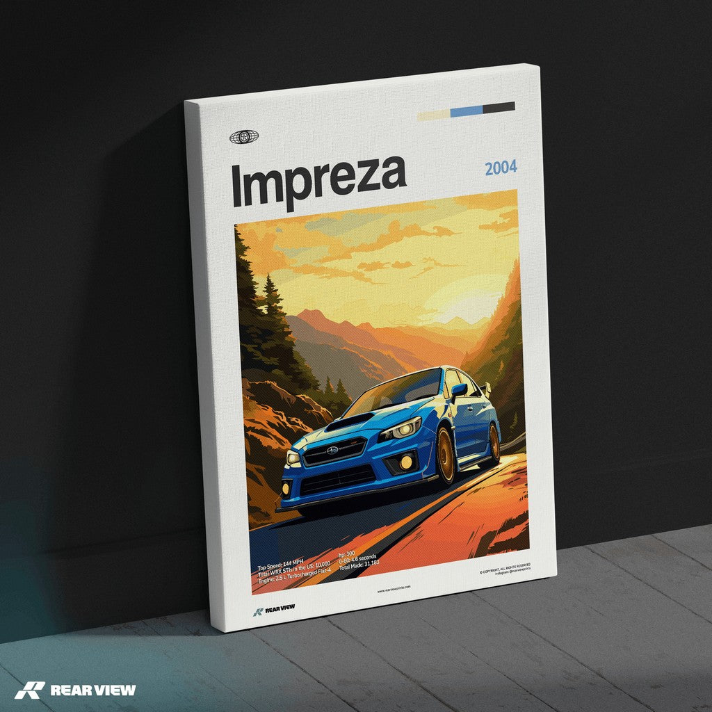 Impreza 2004 - Car Print