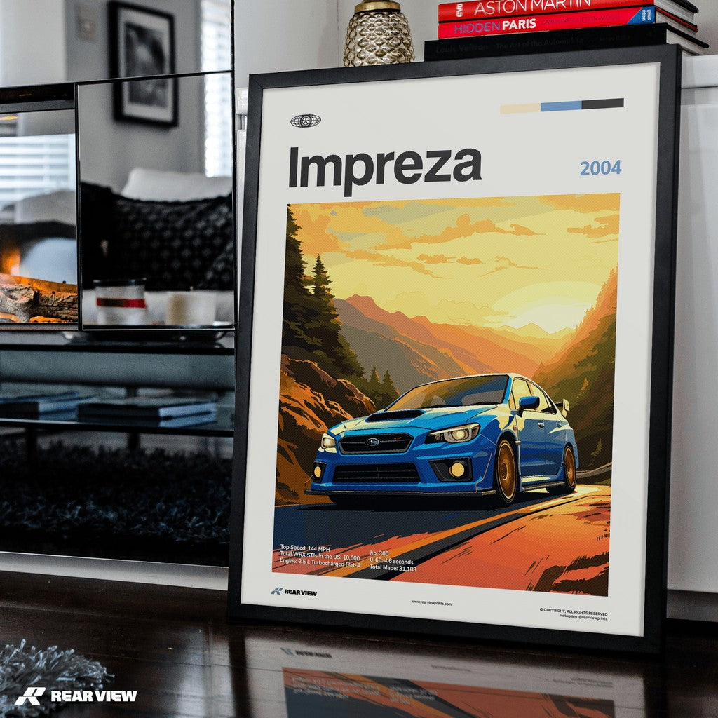 Impreza 2004 - Car Print