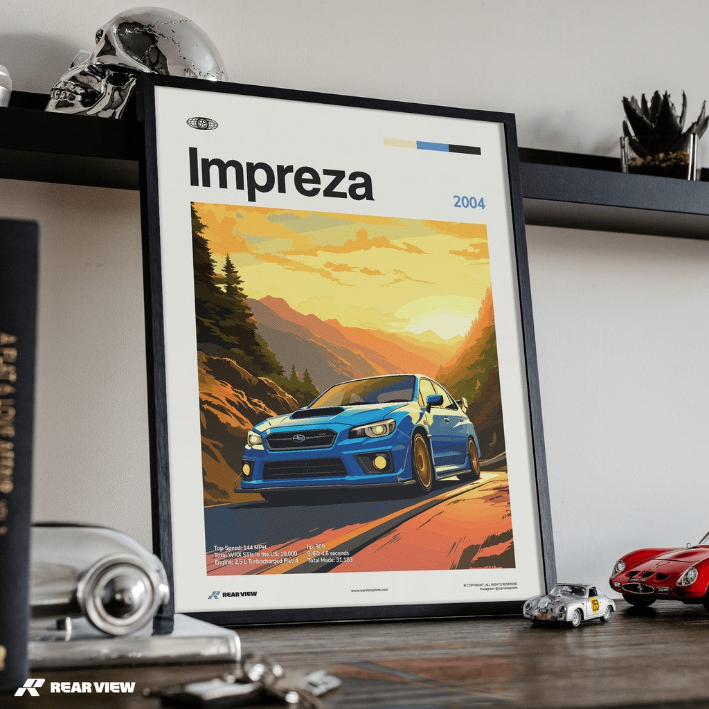 Impreza 2004 - Car Print