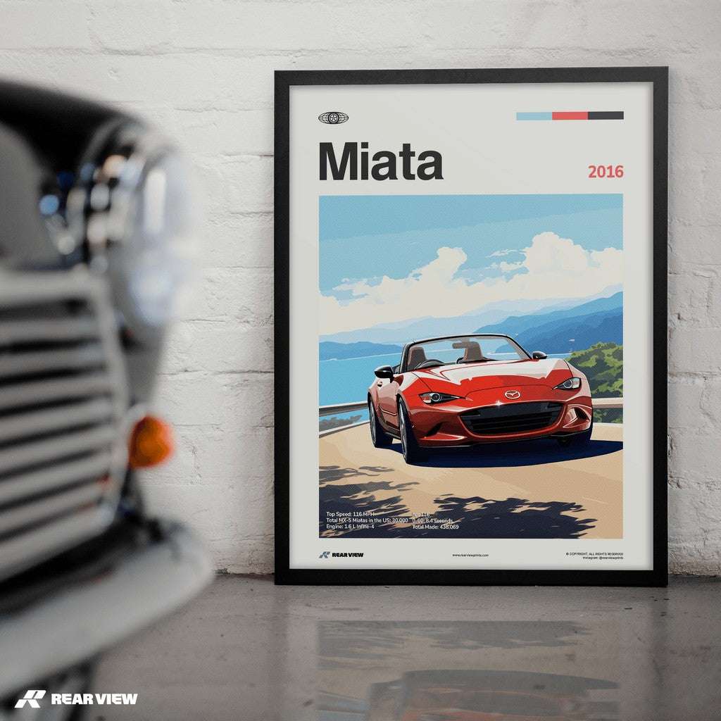 Miata 2016 - Car Print