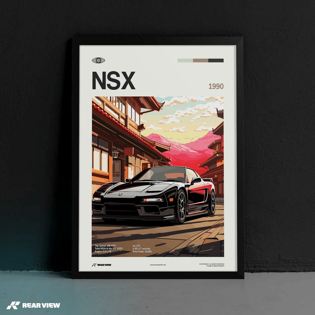 NSX 1990 - طباعة السيارة