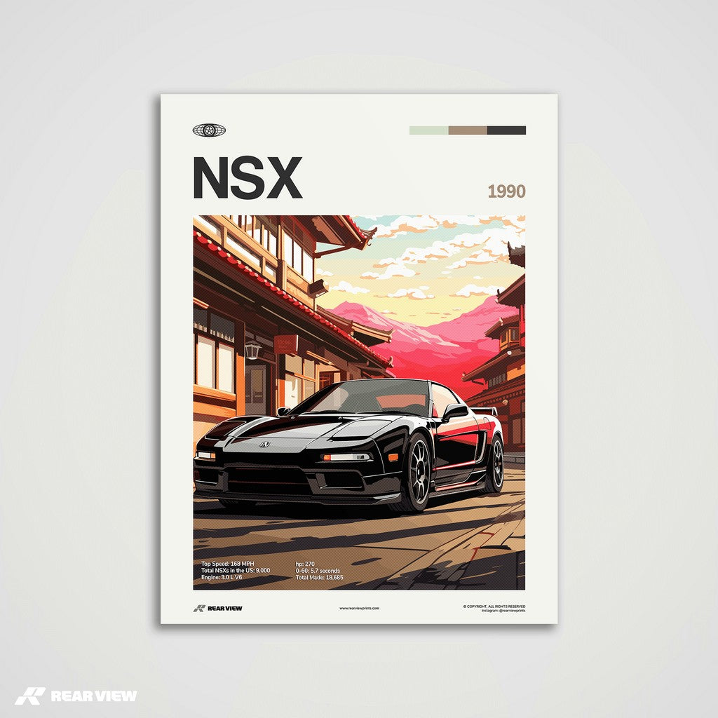 NSX 1990 - طباعة السيارة