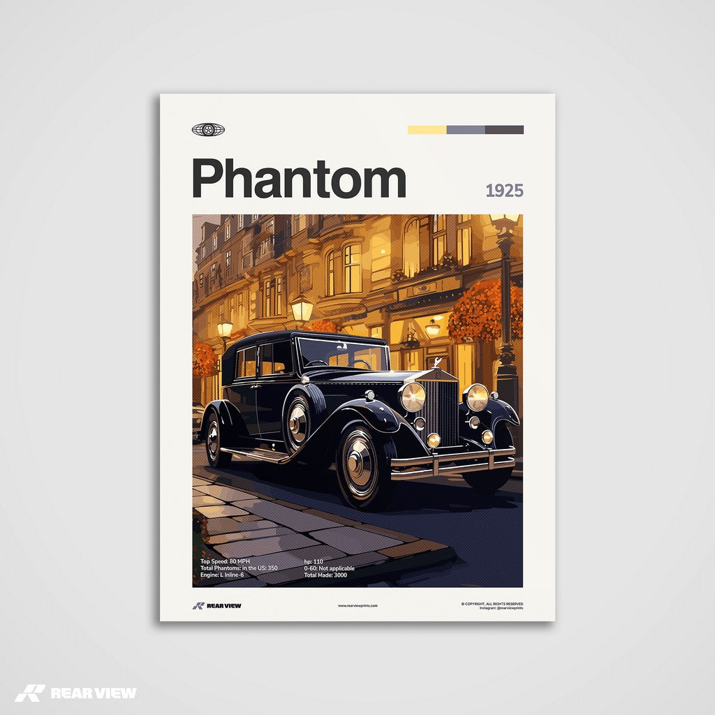 Phantom 1925 - Car Print