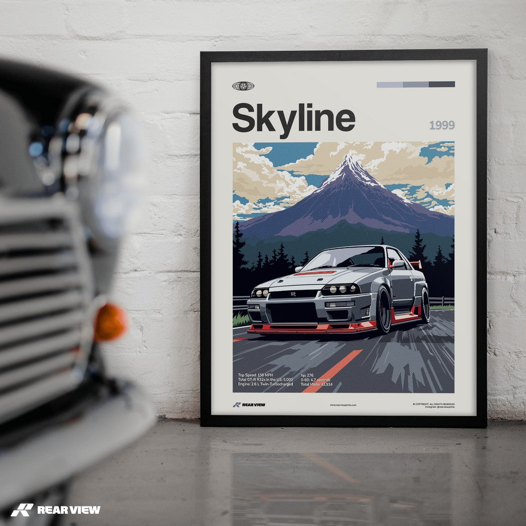 Skyline 1999 - Car Print