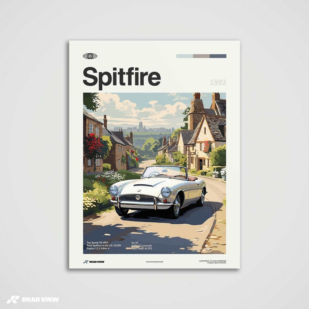 Spitfire 1992 - Car Print