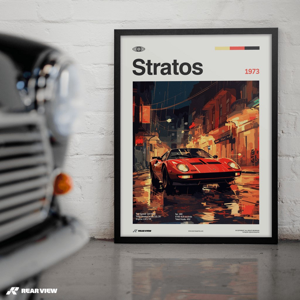 Stratos 1973 - Car Print