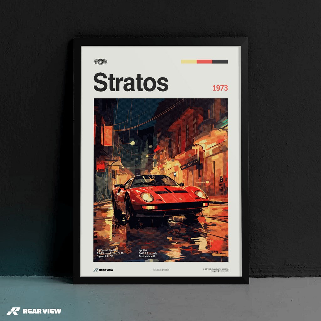 Stratos 1973 - Car Print