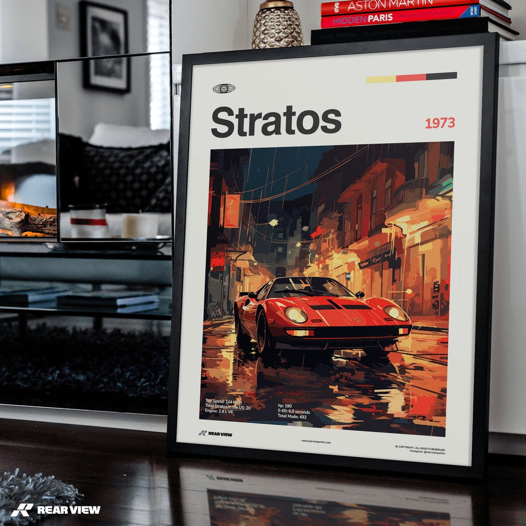 Stratos 1973 - Car Print