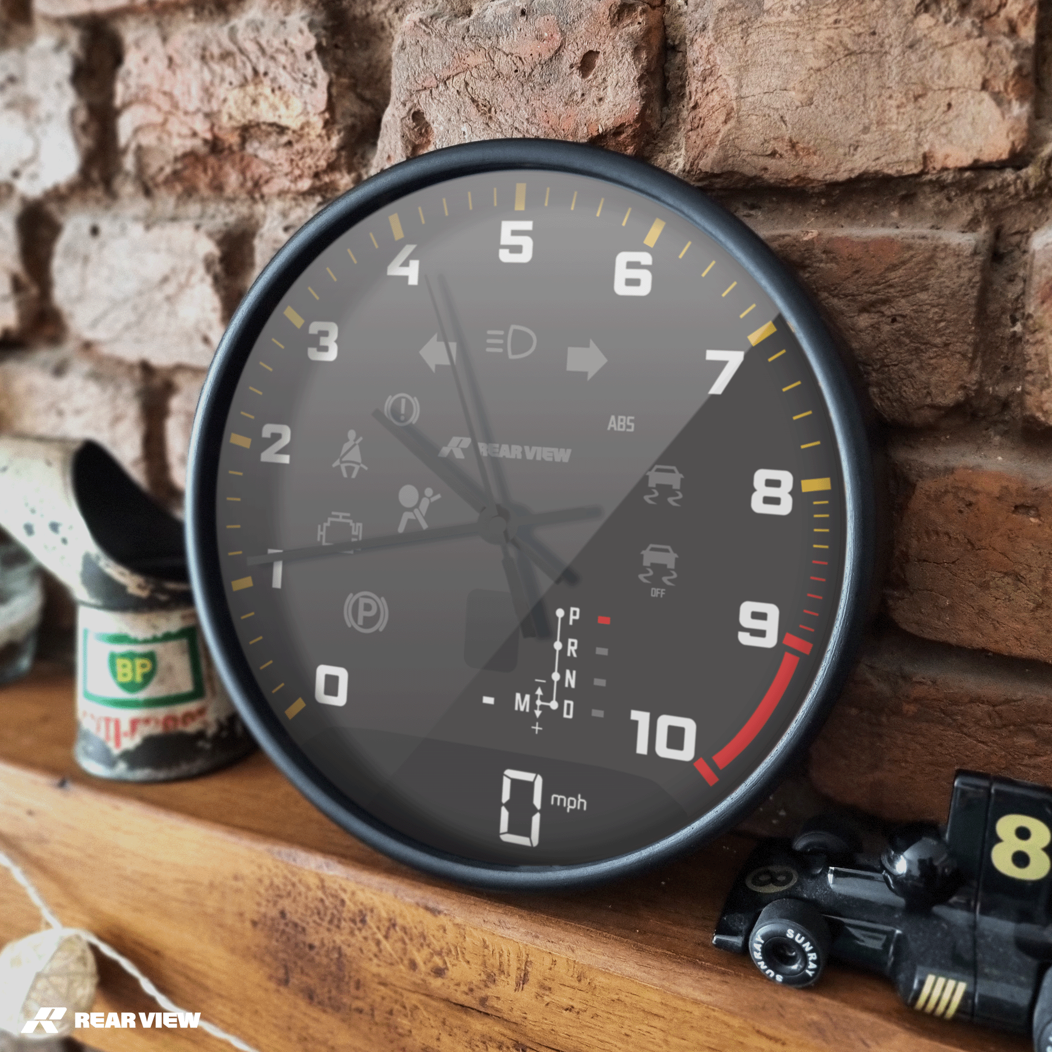 GT3RS Speed Dial - Black Clock