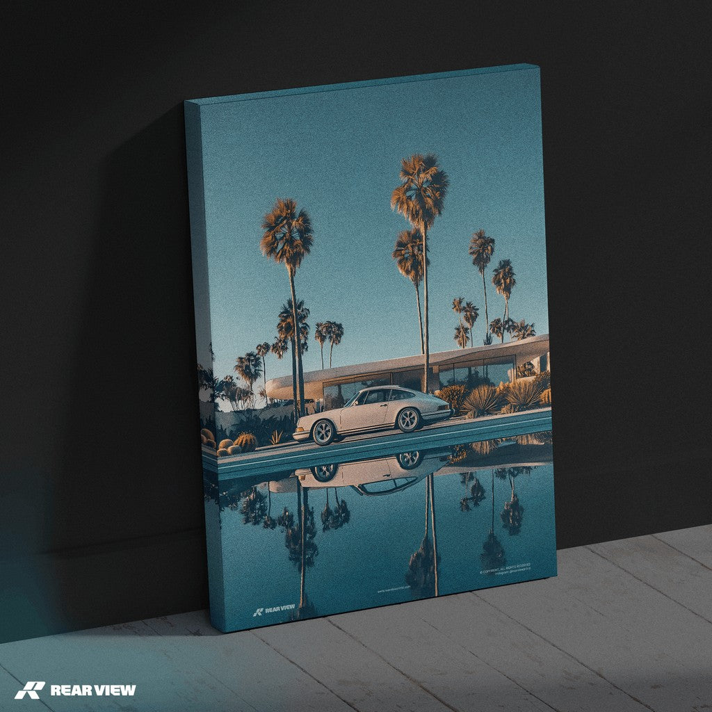 Palm Drive - 911 Art Print
