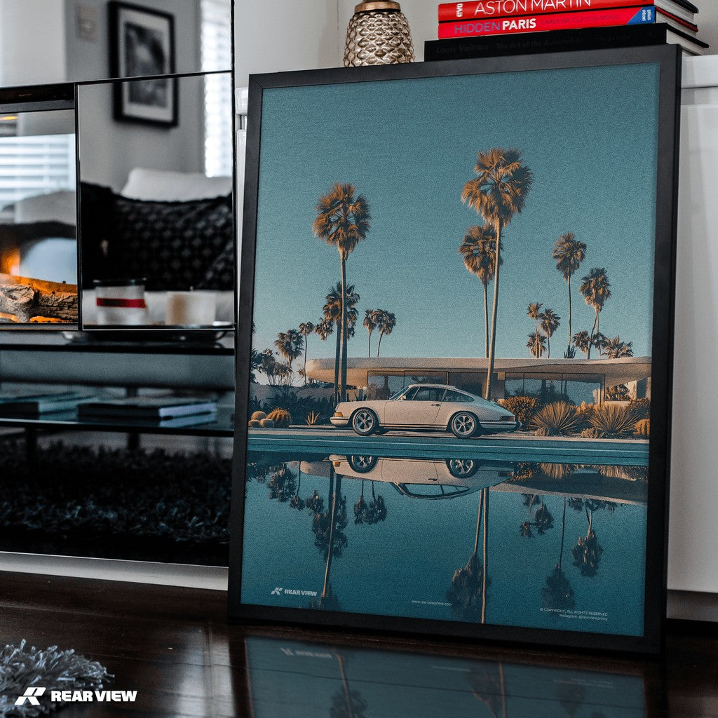 Palm Drive - 911 Art Print