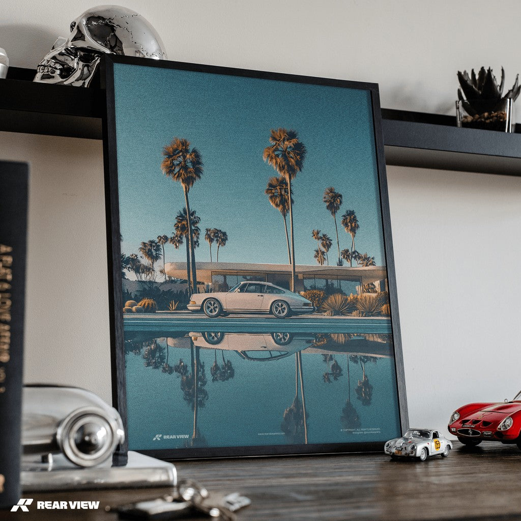 Palm Drive - 911 Art Print