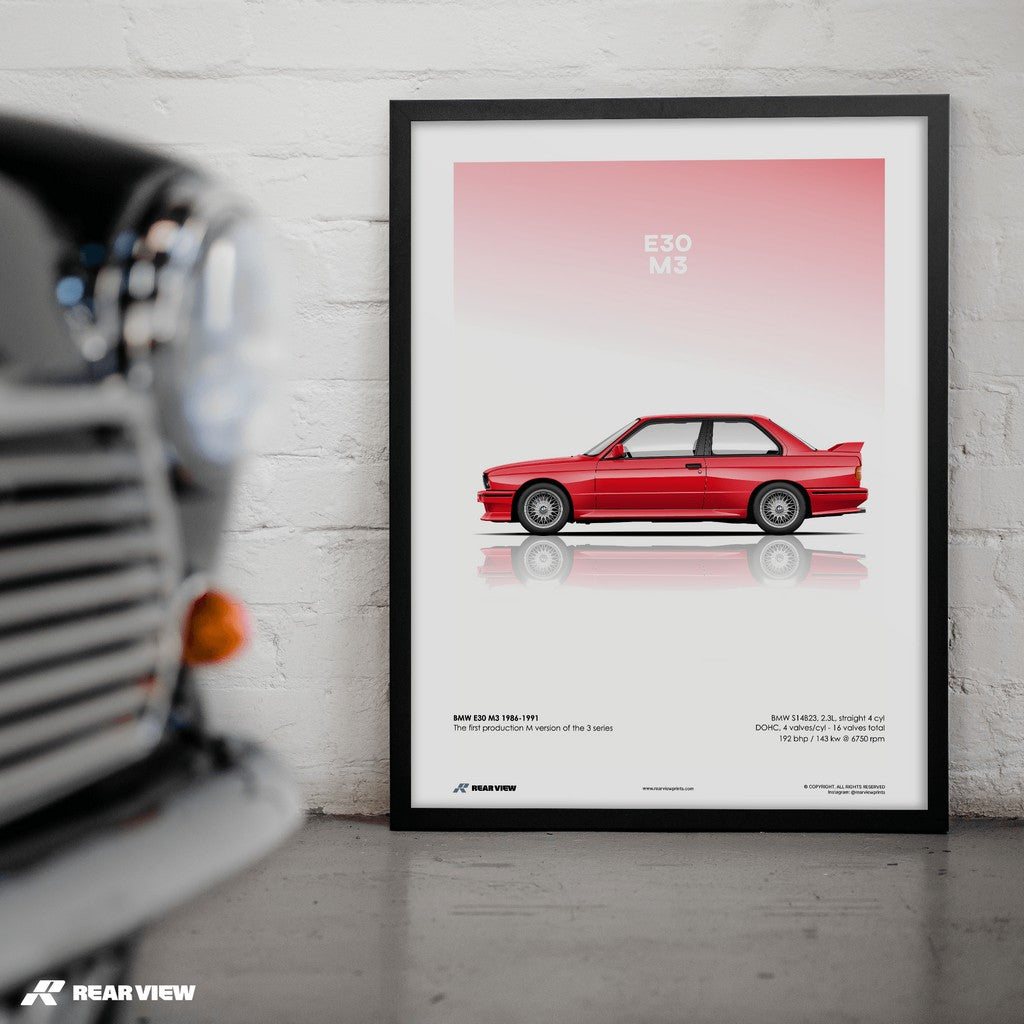 رائد الطبقة - طباعة فنية E30 M3