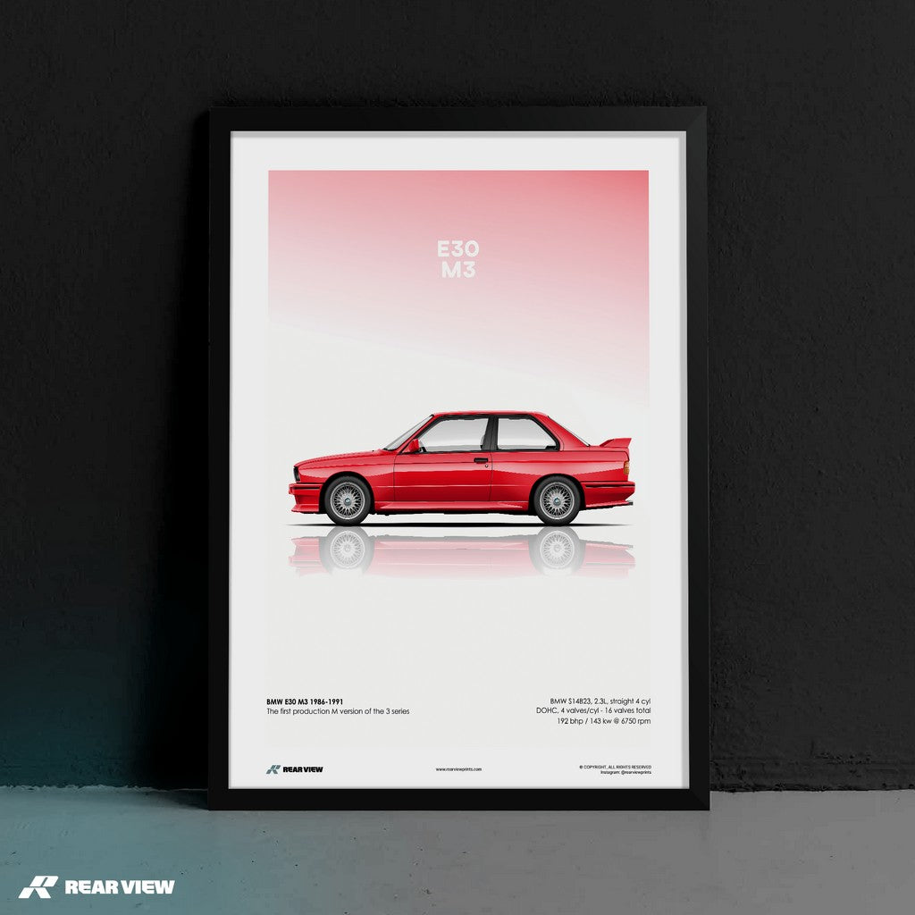 رائد الطبقة - طباعة فنية E30 M3