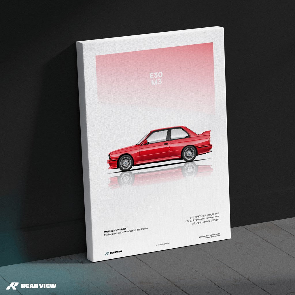 رائد الطبقة - طباعة فنية E30 M3