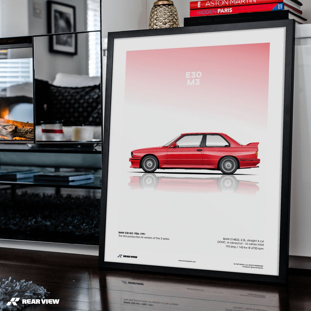 رائد الطبقة - طباعة فنية E30 M3